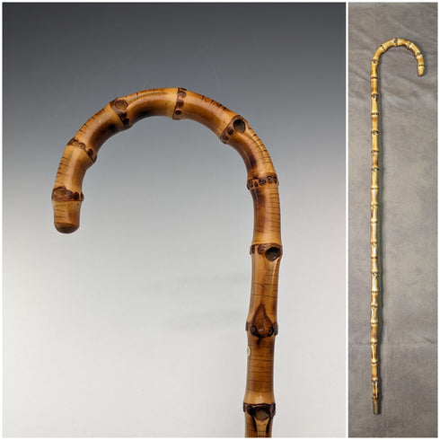 古董男士竹杖 91 厘米